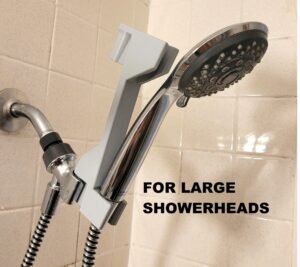 Large Shower Head Height Adjuster: Fits 1 inch (25mm) taper Extends 8", No Plumbing