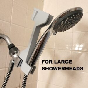 Large shower head height adjuster for 1 inch tapered shower heads