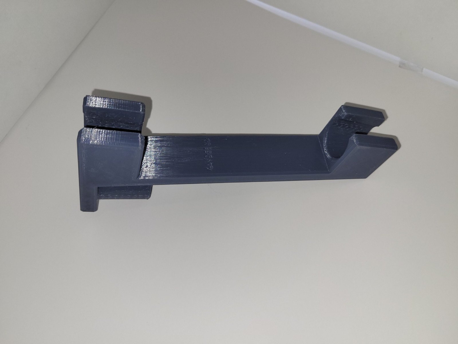 Grey shower head lowering extension colour option