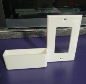 Switch Plate Phone Holder, Charging Dock 3D Print File (STEP/STL)