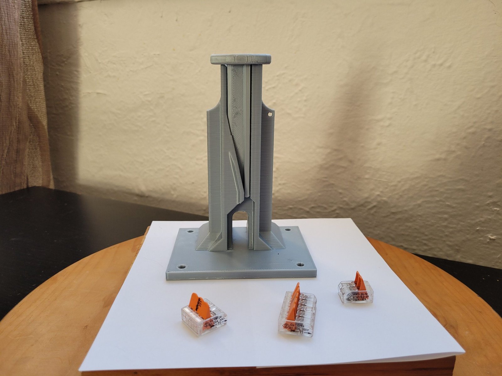 Finished 3D printed Wagopener 221 connector opener
