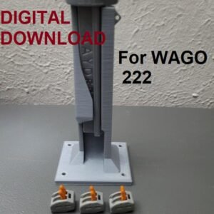 3D render of the Wagopener Wago 222 connector opener STL file